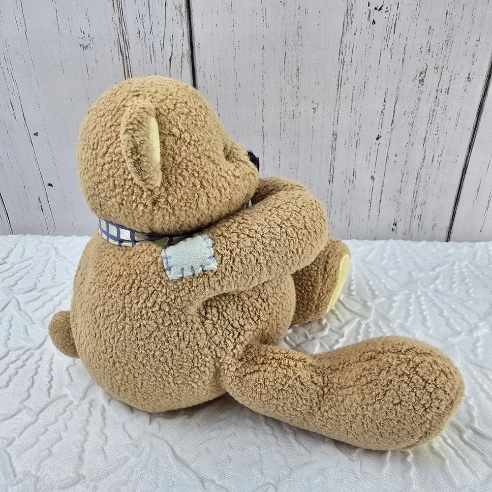 Kids II‎ Brown Teddy Bear Praying Patches Plush Toy Praying Prayer See Photos
